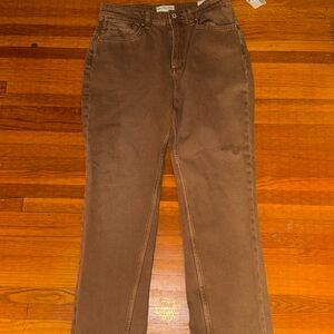 We The Free Brown Straight Leg Women's Jeans